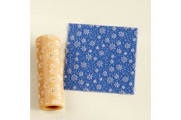 Add a Charming Winter Touch to Your Projects with the Snow Dust Texture Roller STL File
