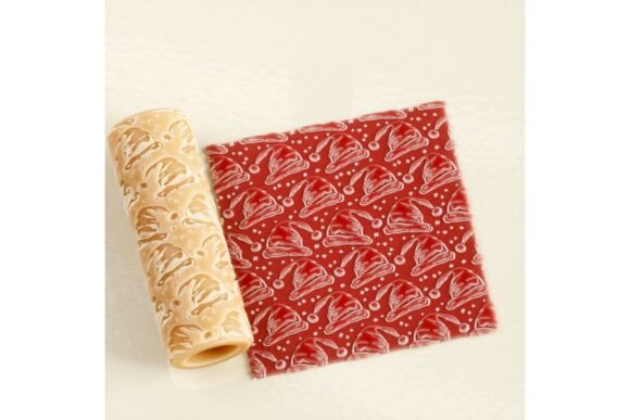 Adding Festive Flair with the Santa Hat Pattern Texture Roller