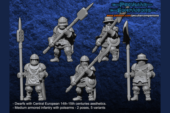 Breton Dwarfs - Medium Infantry: A Strategic Addition to Your 10mm Fantasy Wargaming Arsenal