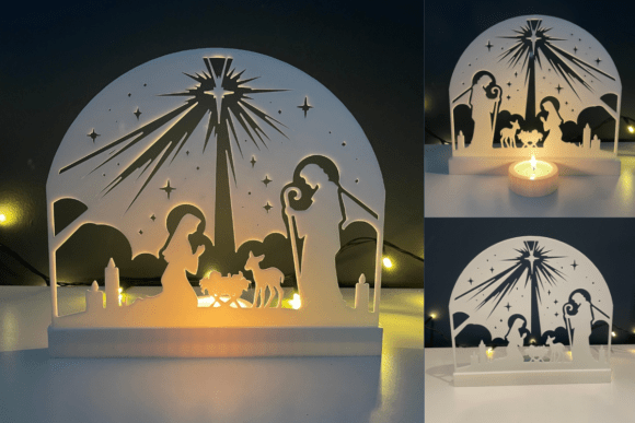 Bring the True Meaning of Christmas to Life with a 3D Nativity Light Stand