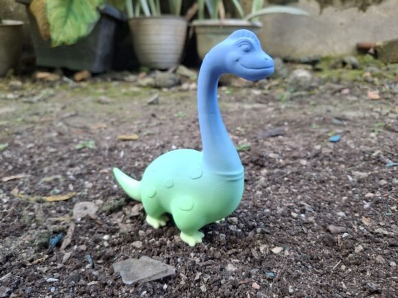 Brontosaurus 3D Print Model for Creative Projects