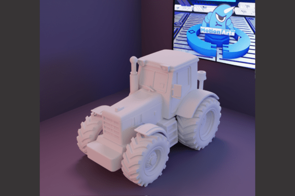 Cartoon Tractor: A Charming Addition to Your Creative Projects