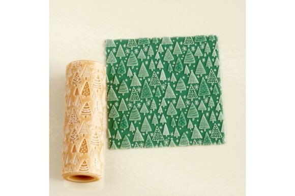 Christmas Tree Pattern Texture Roller
