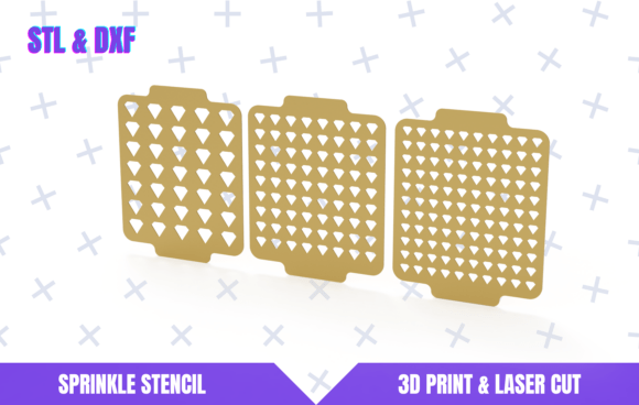 Creating Custom Designs with Diamond Sprinkle Stencil