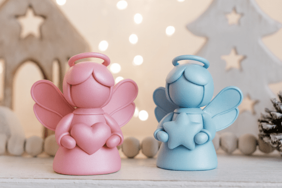 Cute Christmas Angel Figure Set: A Heavenly Addition to Your Holiday Decor