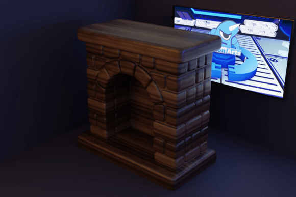 Discover the Cozy Charm of a Fireplace: A Stylish 3D Model for Printing