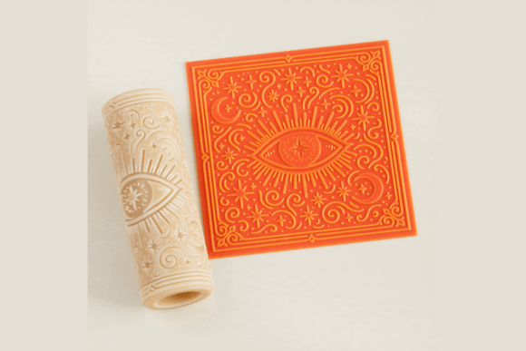 Enchanting Cosmic Eye Texture Roller STL File