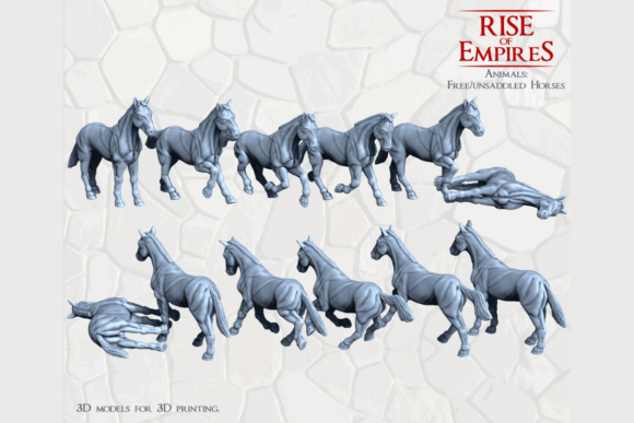 Enhance Your Dioramas with Unsaddled Horses: A Guide to 28mm Scale Animal Models