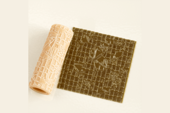Enhancing Your Creations with the Collapsed Roof Tiles Texture Roller STL File
