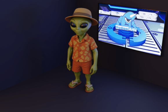 ET in Beach Outfit: A Fun and Unique 3D Printable Model for Your Collection