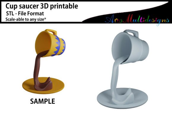 Explore the Versatility of Cup Saucer 3D Printable STL