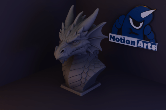 Exploring the Realistic Dragon Sculpture: A Detailed 3D Model for Printing