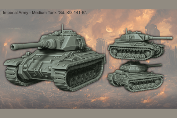 Exploring the Sd. Kfz 141-B: A Versatile Medium Tank for 28mm Wargames