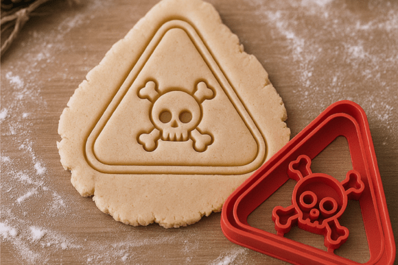 Halloween Poison Skull Cookie Cutter: A Spooky and Stylish Addition to Your Baking