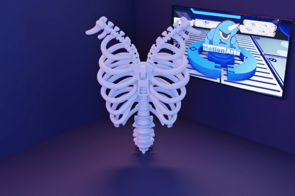 Human Skeleton Zipper Opening: A Bold and Creative 3D Model for Your Workflow