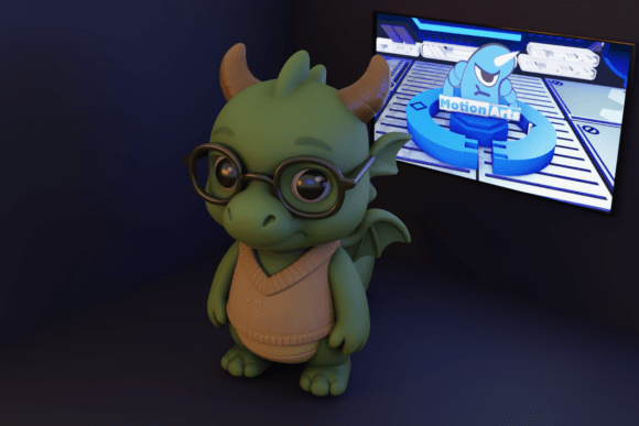 Intellectual Dragon with Glasses: A Strategic and Charming Addition to Your Creative Space