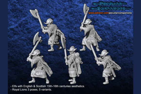 Royal Lion Guard: Elite Elven Warriors
