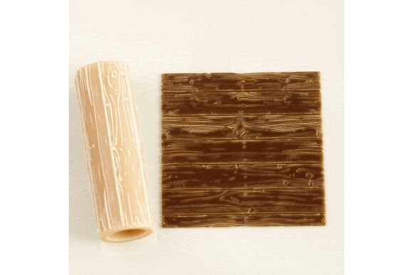Rustic Timber Plank Embossing Rolling Pin