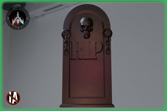 Tombstone Brush Holder: A Spooky and Adorable Addition to Your Space