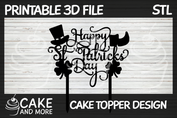 Whimsical Irish Celebration Decor: Happy St. Patrick's Day Hat and Shoe Topper